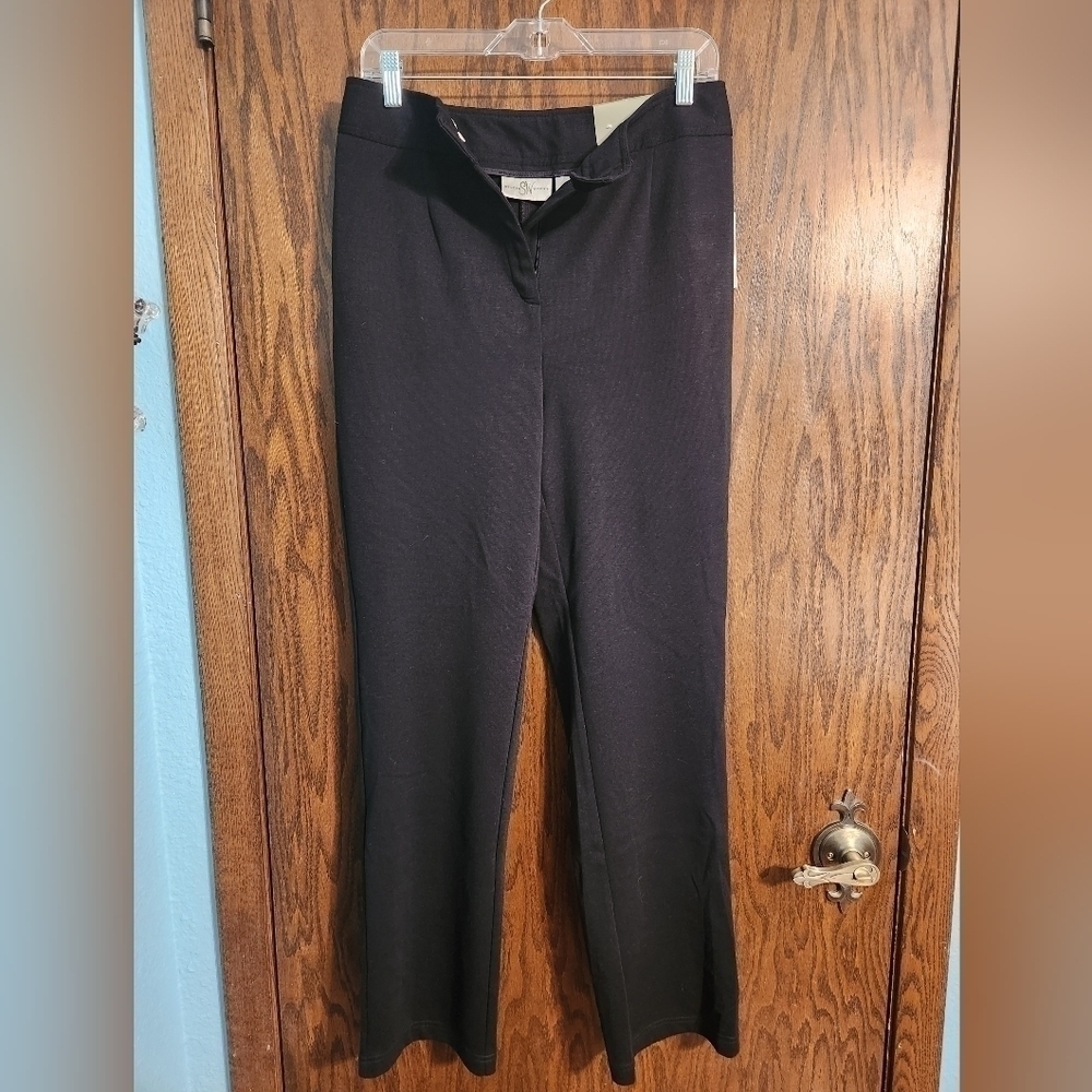 NWT Studio Works Women's High Waist Black Dress Pants Wide Leg